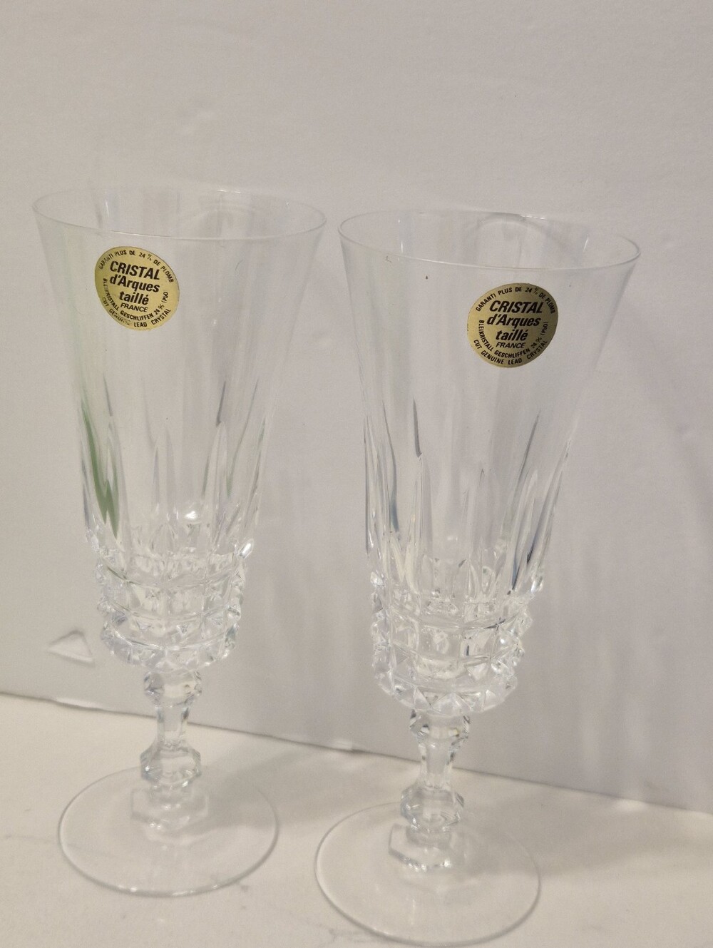 Cristal D'arques Crystal Champagne Flutes